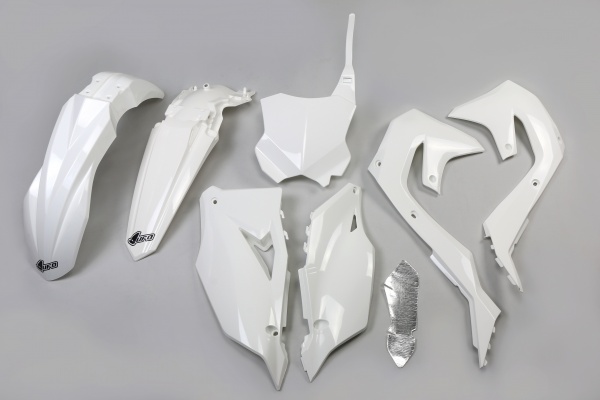 Plastic Kit white for Kawasaki KX 250 F - KX 250 X - KX 450 XC - KX 450 X - KX 450 - KX 250
